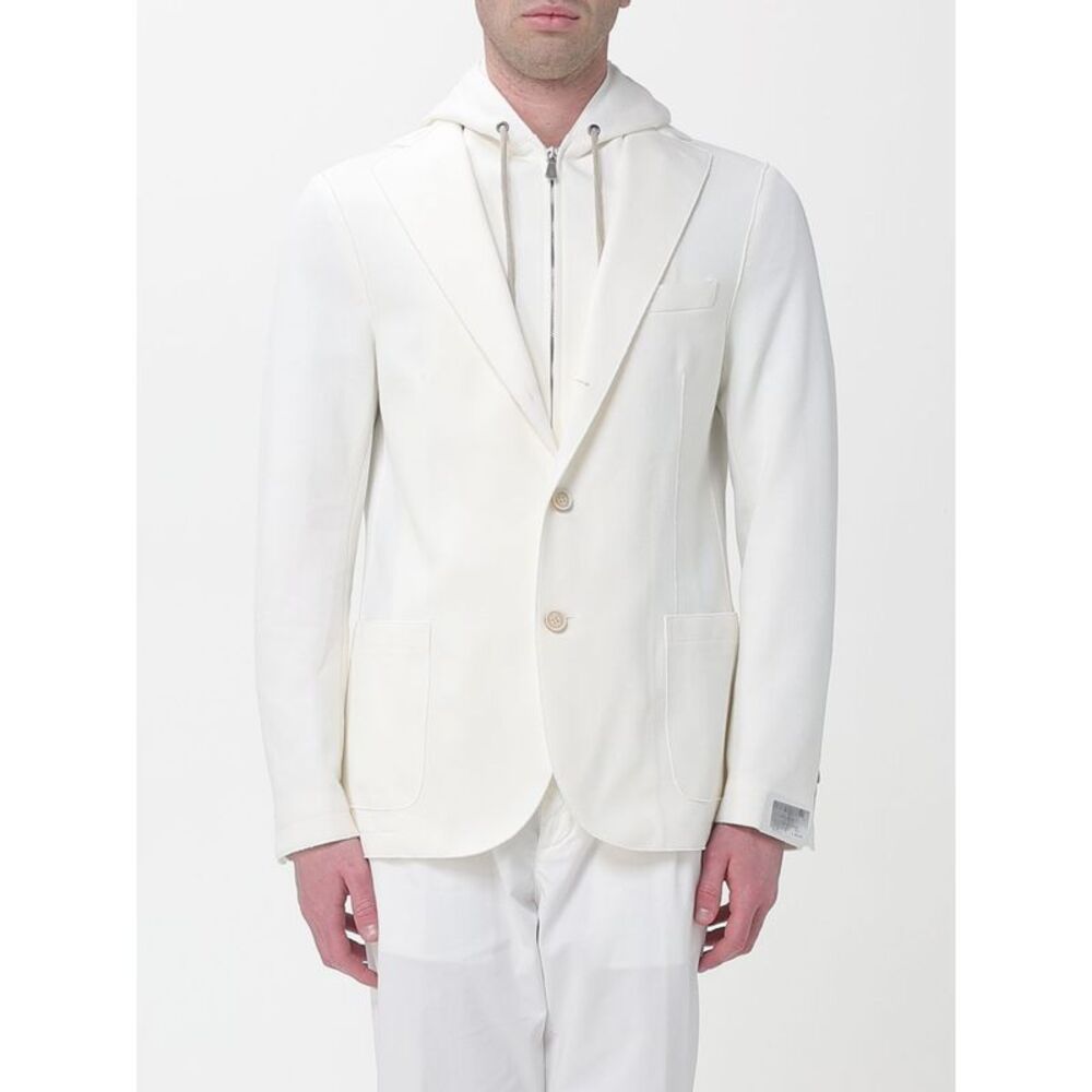 Eleventy Jacket Men White